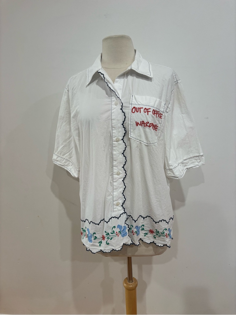 Stella Nova Coloured Embroidered Oversized Shirt, Size: M - Picture 6 of 14